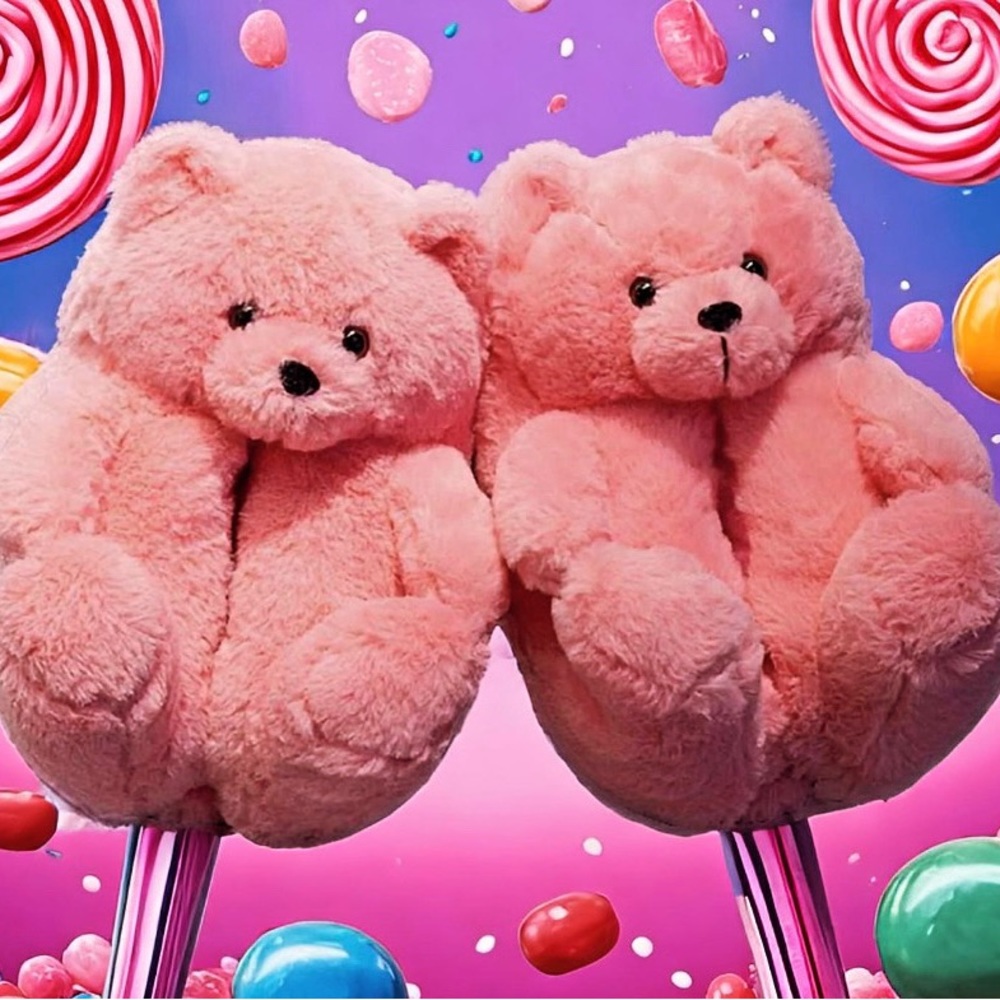 Teddy Bear Slippers